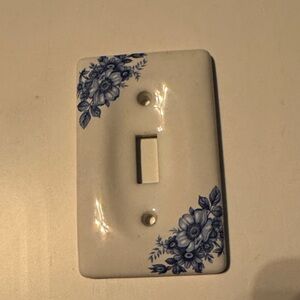 Floral Ceramic Light Switch Cover